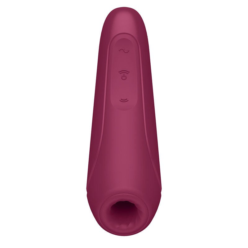 Satisfyer Curvy 1+ Red App Contolled Touch-Free USB-Rechargeable Clitoral Stimulator with Vibration